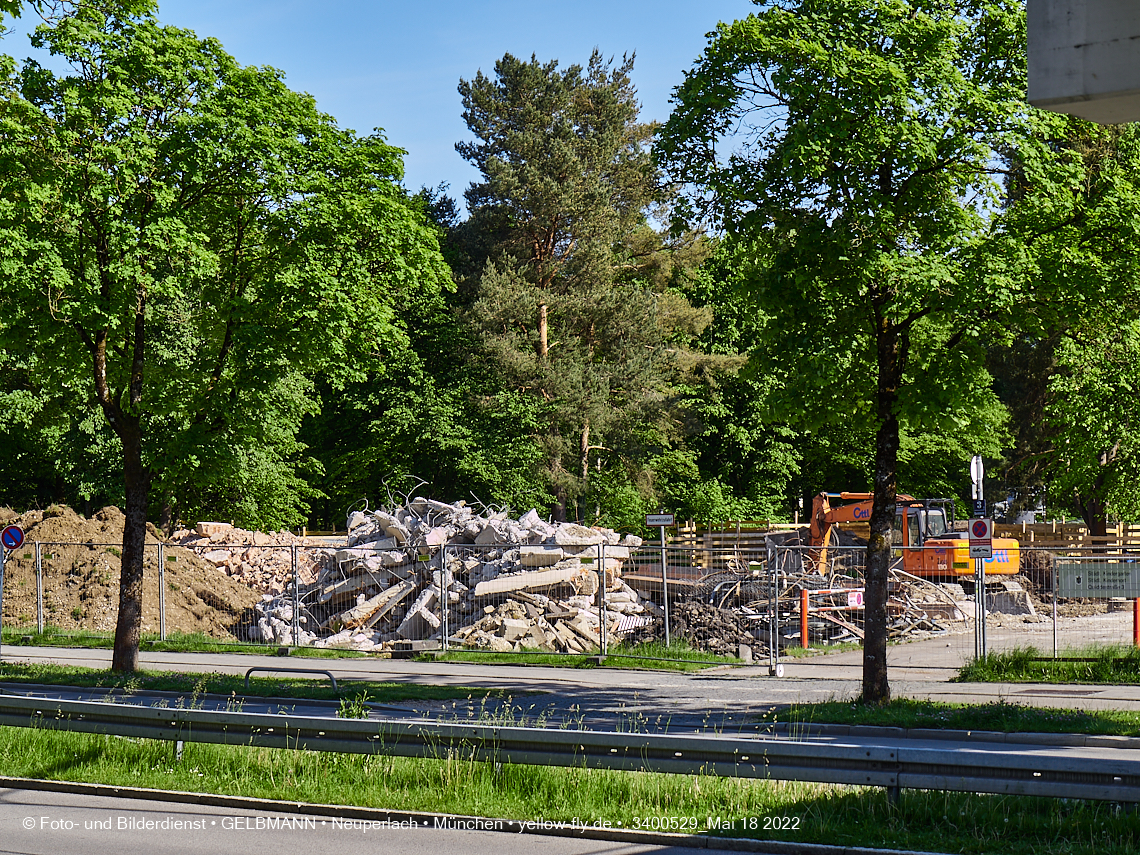 18.05.2022 - Baustelle am Haus für Kinder in Neuperlach